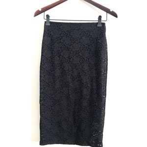 Abercrombie & Fitch midi lace skirt